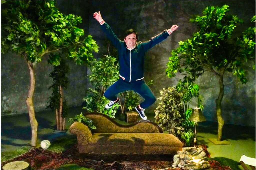 Founding Buntport Theater Company member Matt Petraglia returned Dec. 6, 2025, to join his pals in a photo shoot to commemorate the ensemble being newly named the Denver Gazette's 2025 True West Awards Colorado 'Person' of the Year. (Rebecca Slezak/Special to The Denver Gazette)